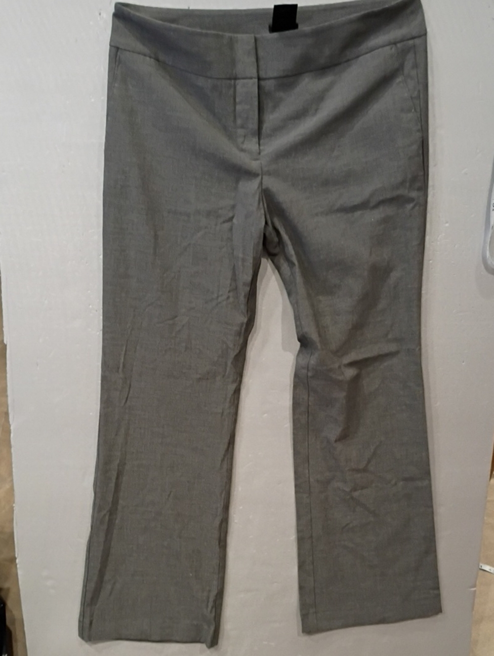 Ann Taylor Gray Boot-Cut Dress Pants